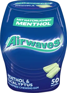 Kaugummi, Menthol & Eukalyptus, 50 St