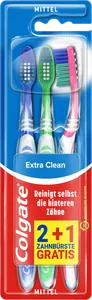 Colgate Zahnbürste Extra Clean Mittel 3 Stück