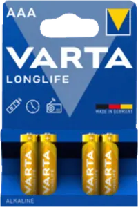 Varta Batterien Longlife AAA 1,5V LR03 4 Stück