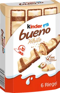 kinder Bueno White Schokoriegel 6 Riegel 117g