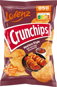 Lorenz Crunchips Western Style 150g