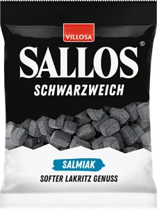 Villosa Sallos Schwarzweich Lakritz Salmiak 200g