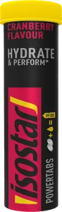 Isostar Powertabs Hydrate & Perform Cranberry 120g