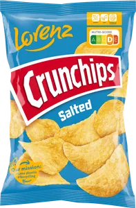 Lorenz Crunchips Salted 150g