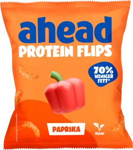ahead Protein Flips Paprika vegan 50g