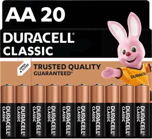Duracell Classic Batterien AA 20 Stück