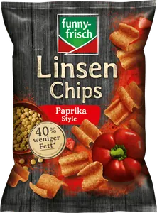Funny-frisch Linsen Chips Paprika 90g