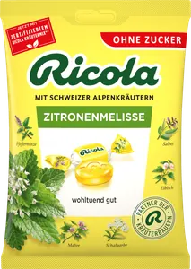Ricola Zitronenmelisse zuckerfrei 75g