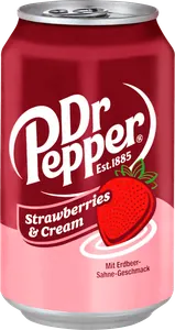 Dr Pepper Erdbeer-Sahne-Geschmack 0,33l