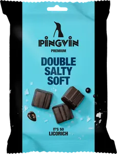 Pingvin Lakritz Double Salty Soft 90g