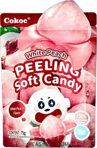 Peelable Gummies White Peach Pink 75g
