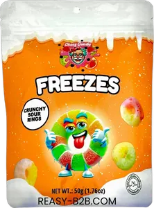 Chaos Candy FREEZES Crunchy Sour Rings 50g