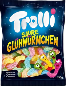 Trolli Gluehwuermchen Sauer 150g