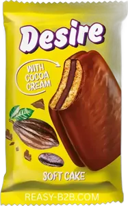 Desire Soft Cake Cocoa Cream Yellow 50g