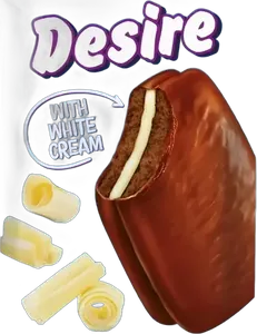 Desire Soft Cake White Cream Blue 50g