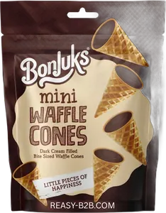 Bonjuks Mini Cornet Dark 50g