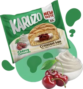Karuzo Croissant Cherry Cheesecake Fuellung 82g