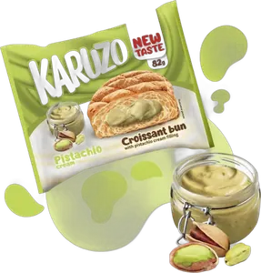 Karuzo Croissant Pistaziencreme Fuellung 82g