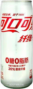 Coca Cola Fiber Plus White 330ml China