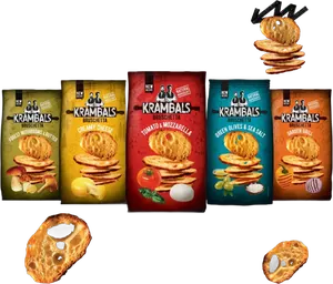 Krambals Brotchips 5 fach vorsortiert 70g