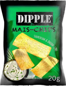 Dipple Mais Chips Sour Cream Onion 20g