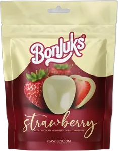 Bonjuks Freeze Dried Strawberry White 80g