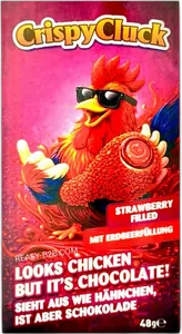 CrispyCluck Chicken Wings Schokolade Strawberry 48g