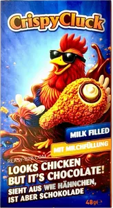 CrispyCluck Chicken Wings Schokolade Milk 48g