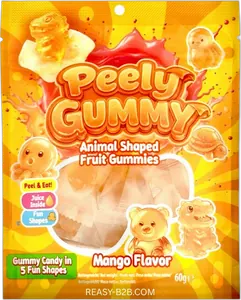 Peely Gummy Animal Shaped Mango 60g