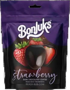 Bonjuks Freeze Dried Strawberry Dark 80g