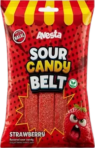 Avesta Sour Candy Belt Strawberry 70g