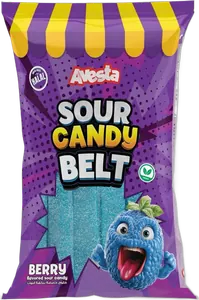 Avesta Sour Candy Belt Berry 70g
