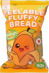 Tokimeki Peelable Fluffy Mango Bread 50g