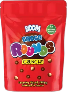 Boom Choc Rounds Crunchy 160g