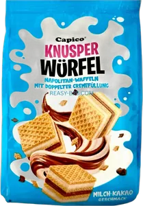 Capico Knusper Wuerfel Milch Kakao 200g Tuete