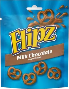 Flipz Milk Chocolate Coated Pretzels 90g