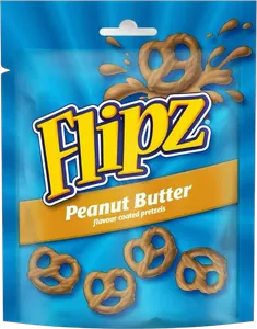 Flipz Peanut Butter Coated Pretzels 90g