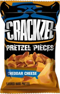 Crackzel Pretzel Pieces Cheddar Cheese 85g