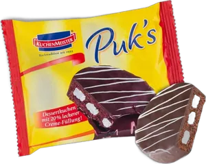 Kuchenmeister Puks Filled Chocolate Cake 62g